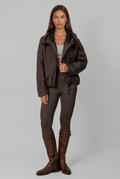 Oversized Hooded Windbreaker Jacket