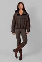 Oversized Hooded Windbreaker Jacket