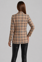 Double Breasted Blazer with Gold Buttons