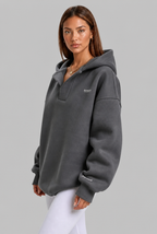 Oversized Collared Hoodie