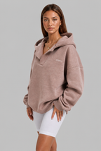Oversized Collared Hoodie