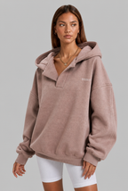 Oversized Collared Hoodie