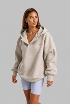 Oversized Collared Hoodie