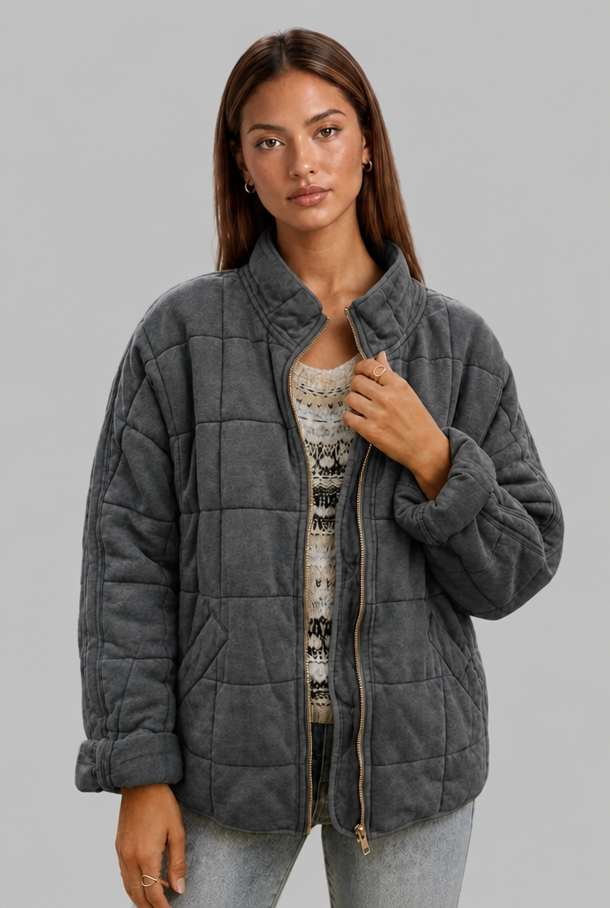 Oversized Quilted Jacket