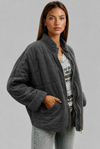 Oversized Quilted Jacket