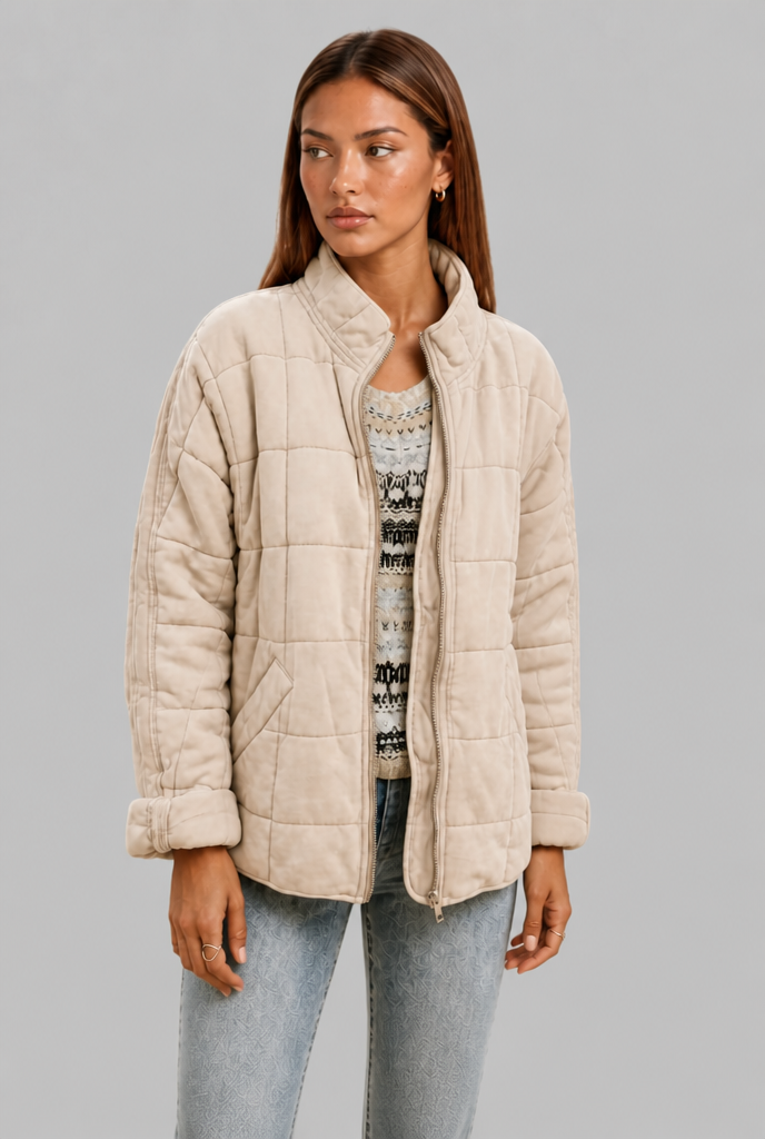 Oversized Quilted Jacket