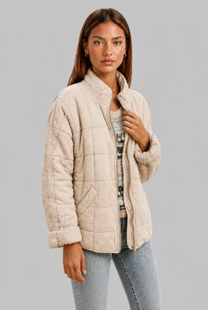 Oversized Quilted Jacket