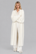 Fluffy Long Cardigan